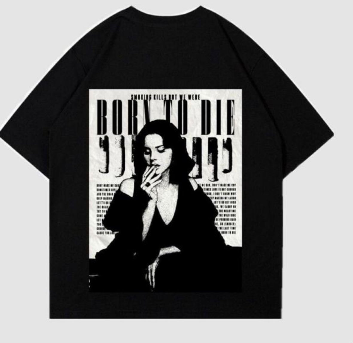"Bone to Die” Oversized Drop